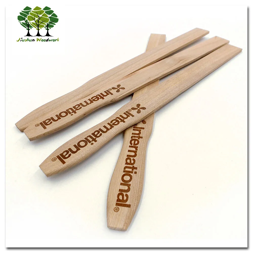 Customized wooden paint stirrer / mixer with logo printing