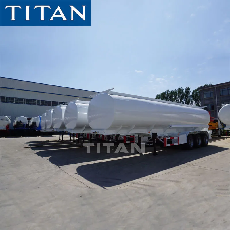 Good price carbon steel 36cbm 36000 l diesel fuel trailer tanker 38000 liters 45,000 liter volume storage trailer water tank