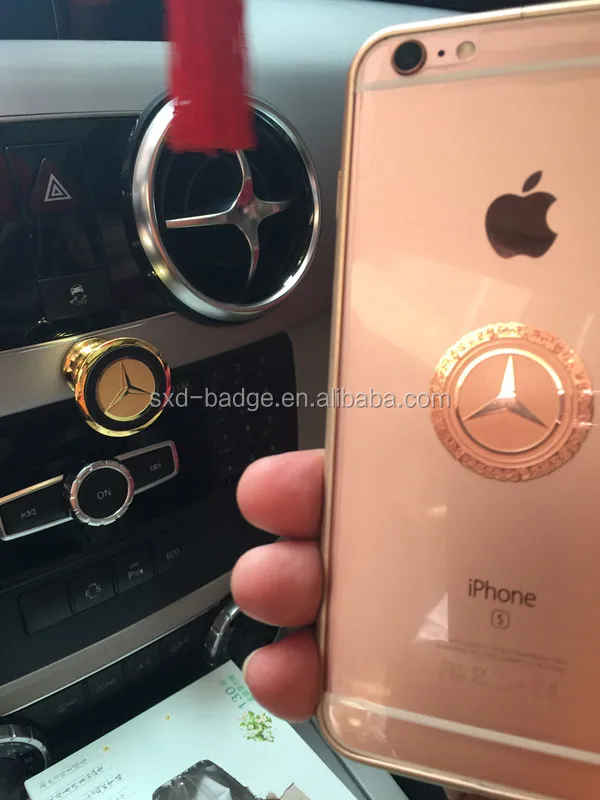 luxurious golden car mount holder Ball Sticky Magnetic Stand china cell phone mount for car china stock