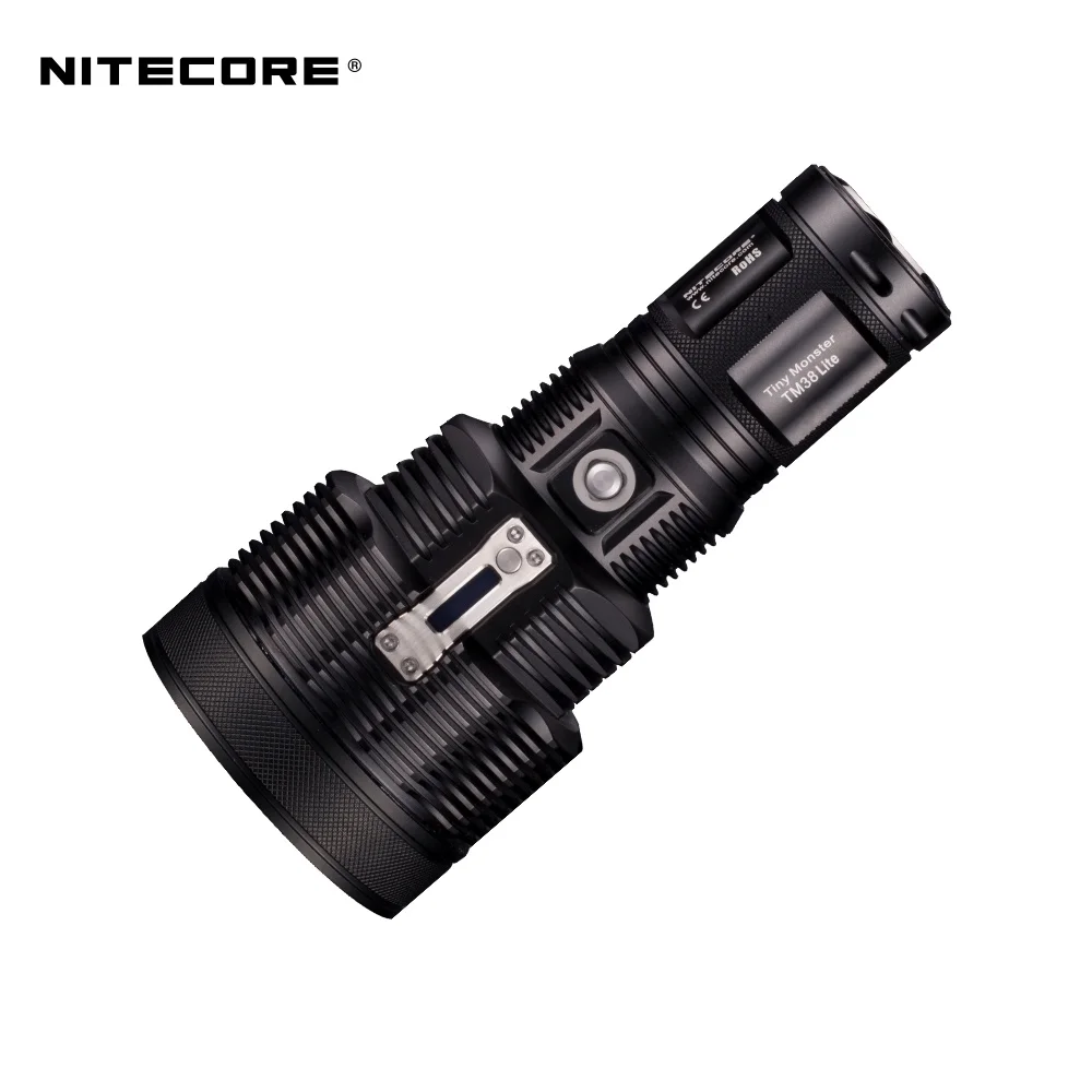 NITECORE TM38 Lite 1800 люмен 1400 м расстояние луча 18650 IP68 алюминиевый сильный спасательный тактический светодиодный