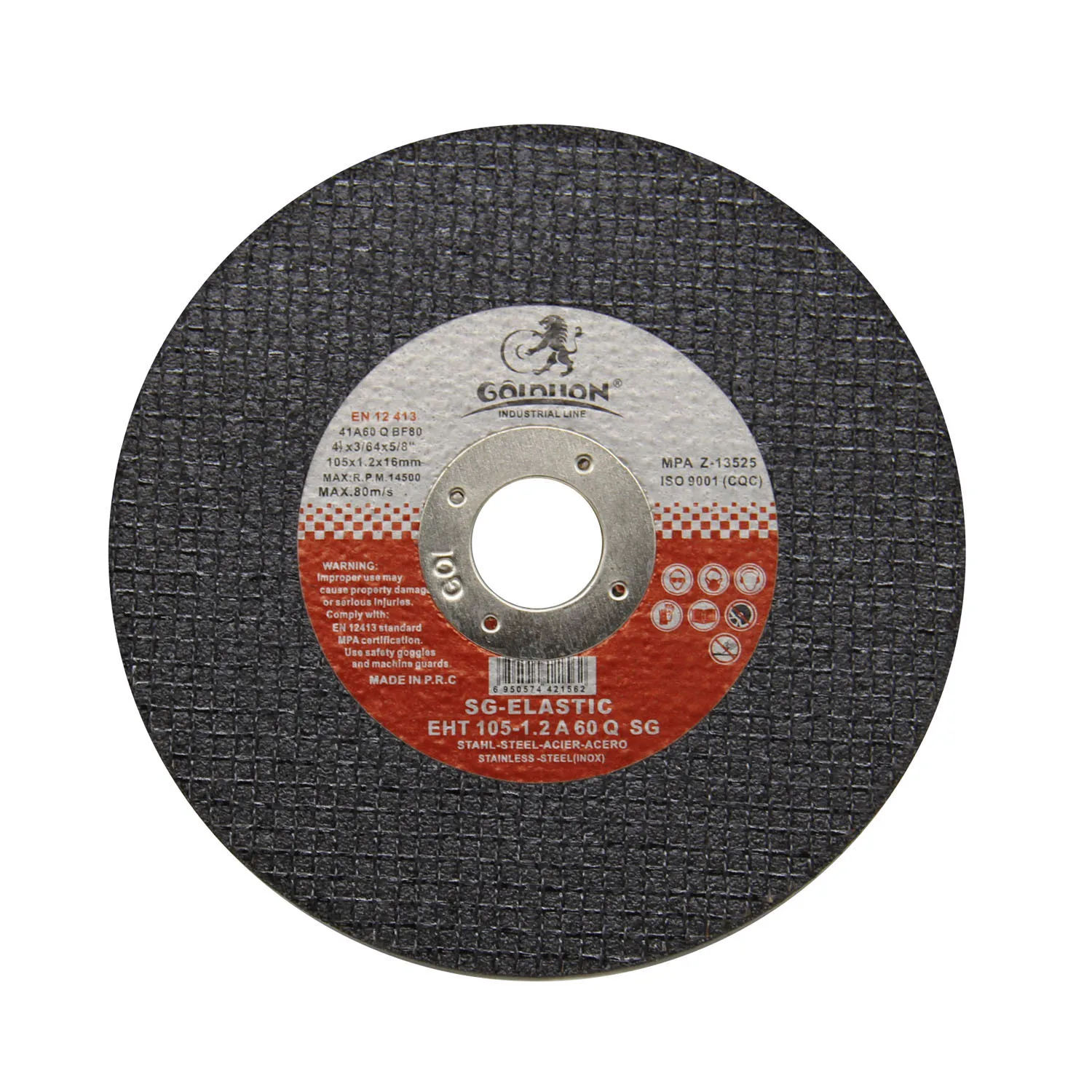 GOLDLION high performance 4 inch cutting disc 105 abrasive tools cutter production line