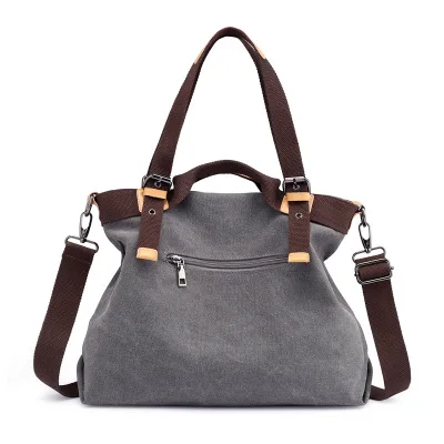 
Women Shoulder bags Casual Vintage Hobo Canvas Handbags Top Handle Tote Crossbody Shopping Bags 