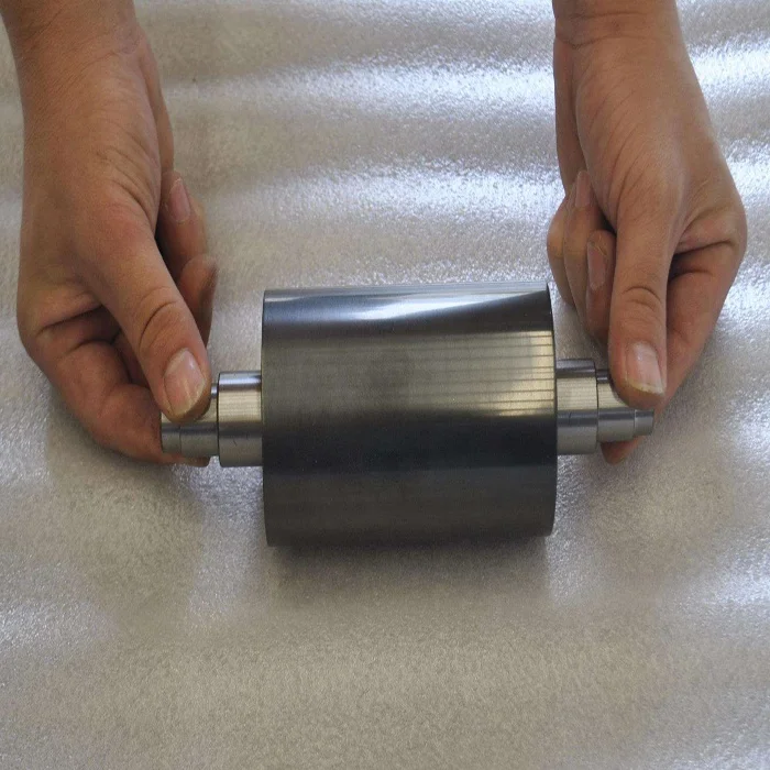 
Tri helical ceramic anilox roller 