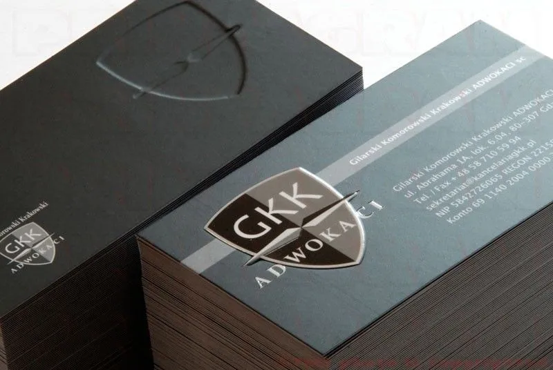 
Gold foil spot uv embossed business card, letterpress business card 