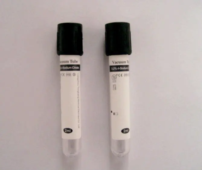 Blood collection esr tube