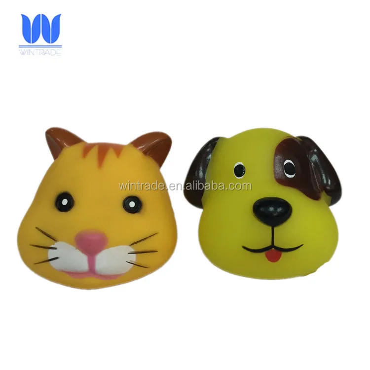 Squeaky farm animal toy rubber bath farm toy