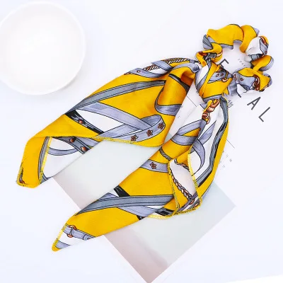 Elastic Cute Ribbon Bow Hair Tie Rope Women Hair Band Scrunchie Ponytail