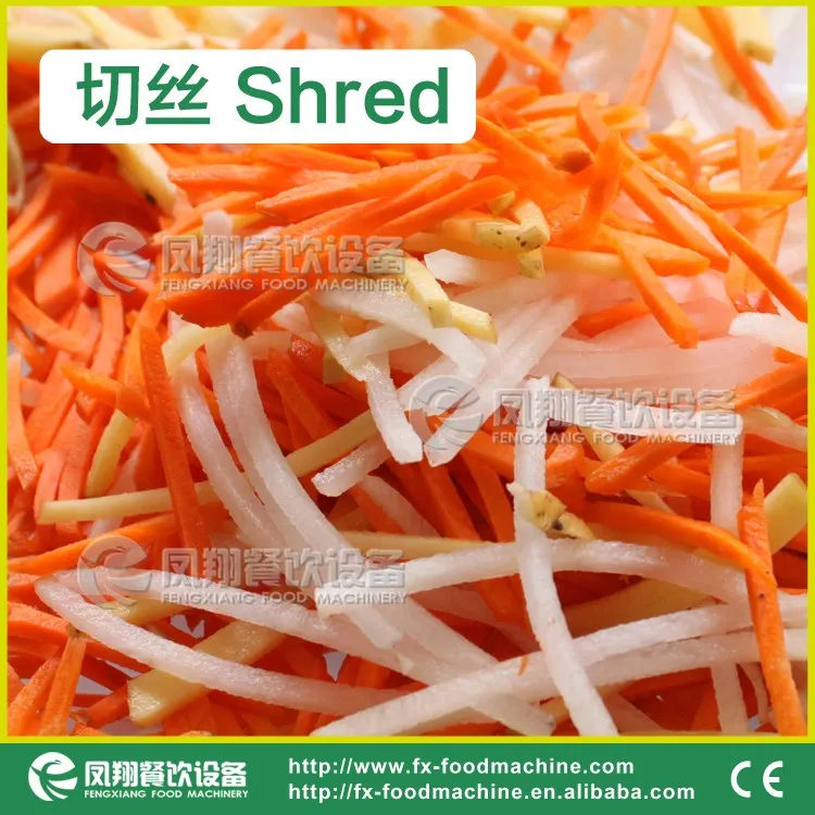 FC-312 Electric carrot slicing machine carrot chopper cutter machine manufacturer with CE approved