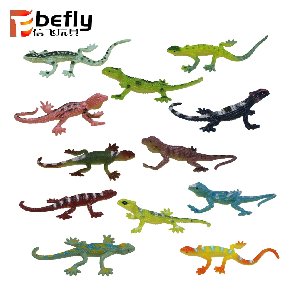 Пластиковая мини-Ящерица в виде животных