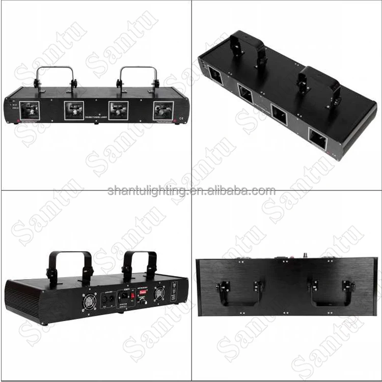 Baisun brand wholesale Stage Lighting RG Four Head DJ Disco Lighting Laser Light