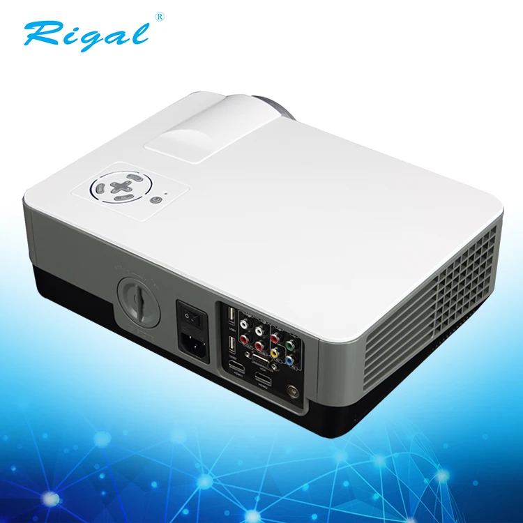 5 дюймов TFT ЖК 800*480 поддержка 720P/1080P светодиодный проектор с двойной HD-MI и ввода ТВ