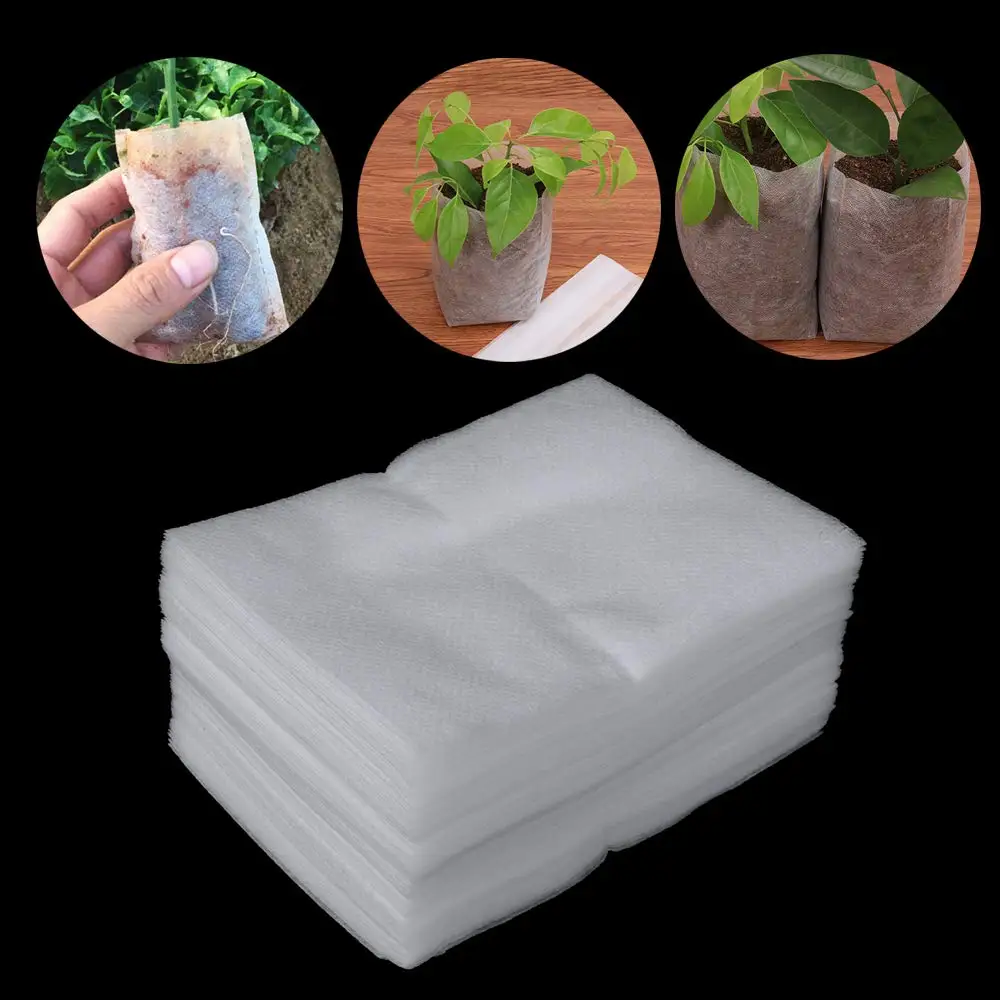 
Factory Wholesale Price Plant Seeding Bags for Biodegradable and Eco-friendly Non-woven fabric grow bag 
