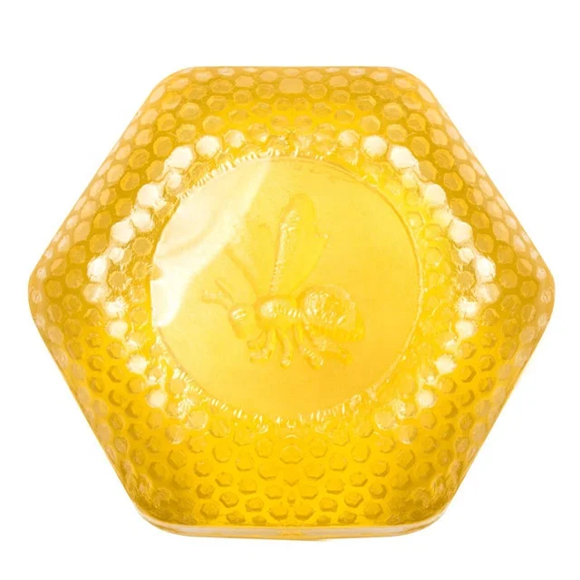 100g Hexagon pure natural moisturizing honey soap with Massage function
