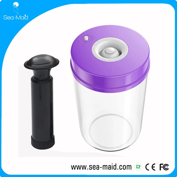 Sea-maid vacuum sealer pump container warehouse storage containers for home use to keep the coffee beans
