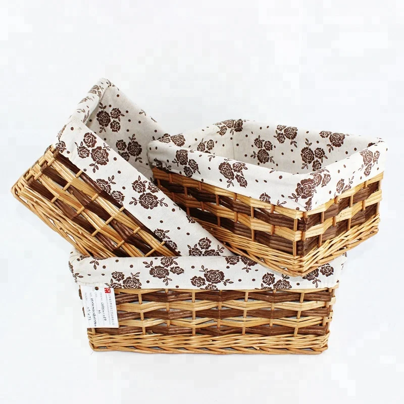 
factory manufacturer cheap wicker storage basket 