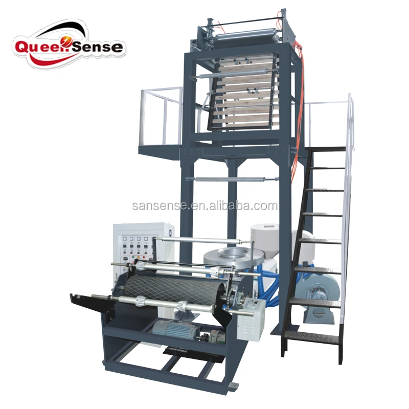 hdpe ldpe film blown machine plastic extruder for tshirt bag