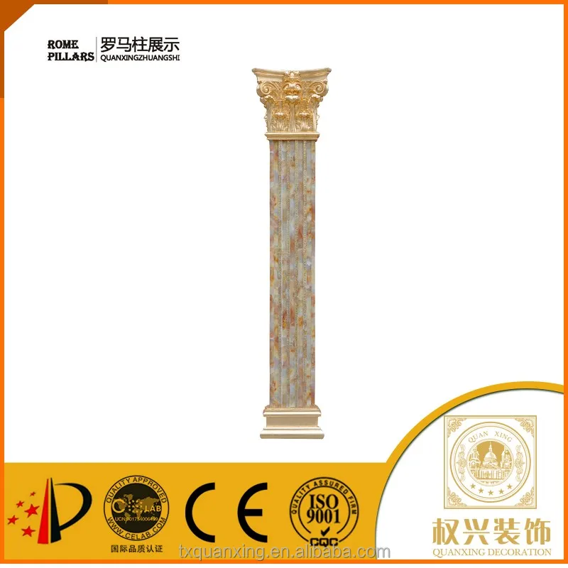 
white marble round pillar design image 