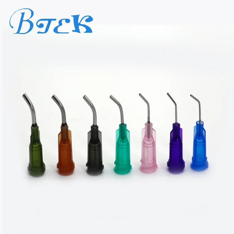 Под разными углами промышленный изогнутые 14g раздаточная игла наконечниками шприц иглы