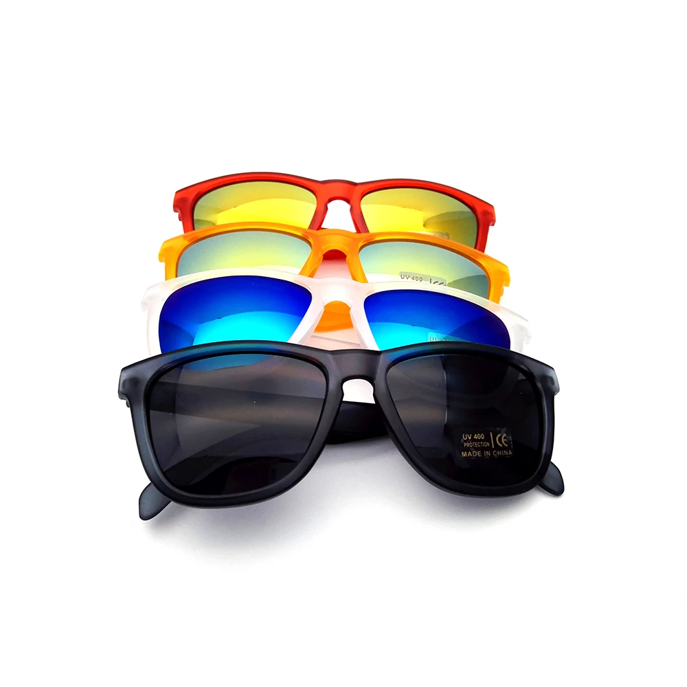 DL Glasses Wholesale Plastic Shades colorful frame mirror printed sunglasses custom logo printing oem Cheap Promotion Gafas