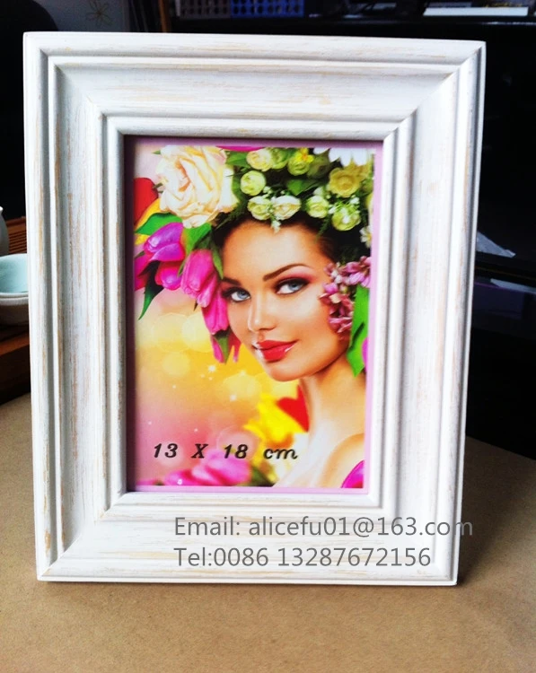 4x6 5x7 6x8 chic shabby vintage wooden photo frame/ hot sexy girl picture photo frame