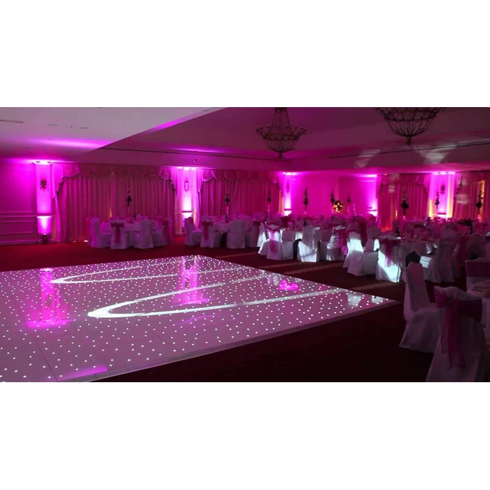 wholesale LED disco dance floor / White LED dj dance Panel stage lights