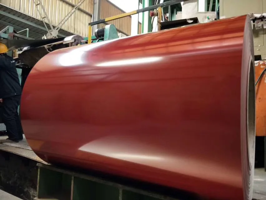 Прокат с полимерным покрытием окрашенный предварительно окрашенная G40 оцинкованная сталь Coil2018121302