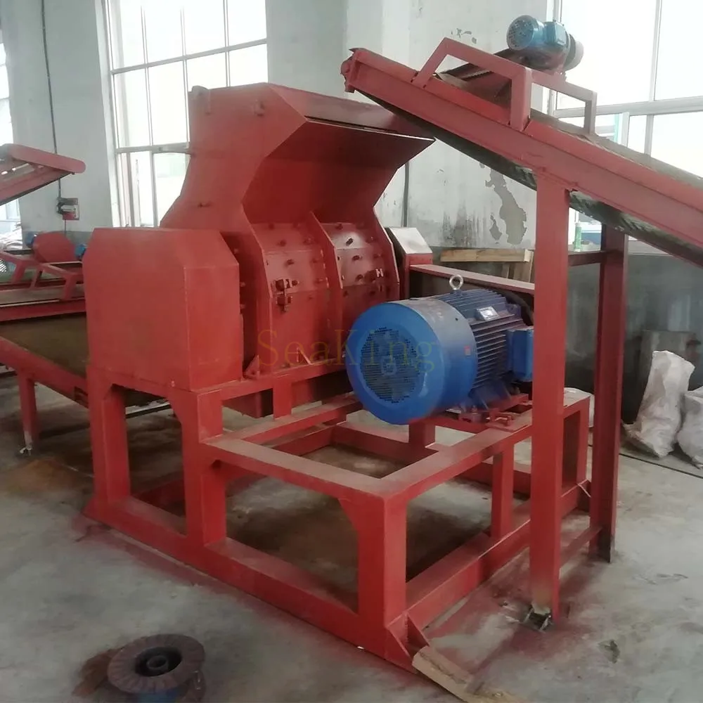 unvulcanized raw rubber steel wire separator machine