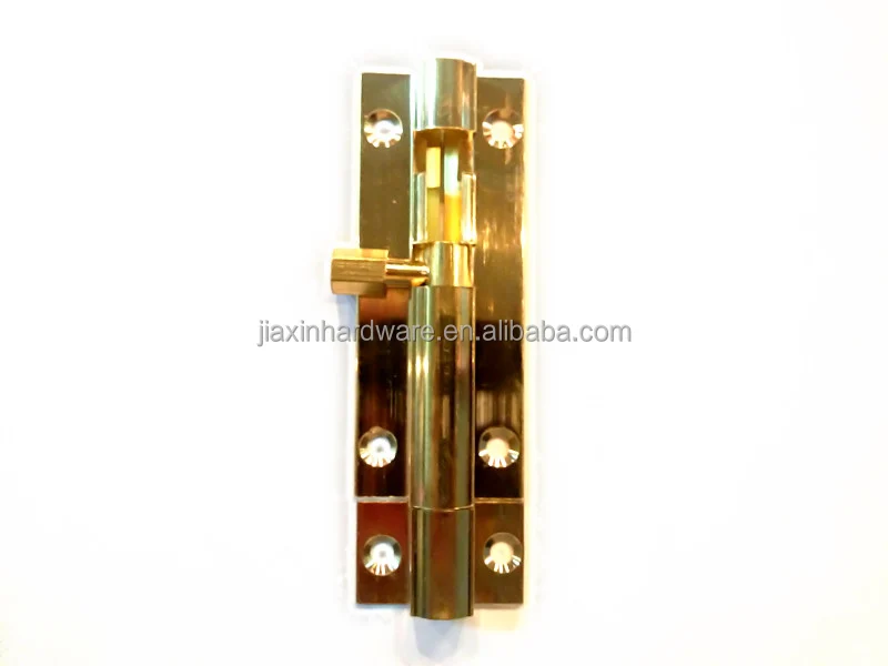 1 inch width hight quality brass pyramid tower bolts