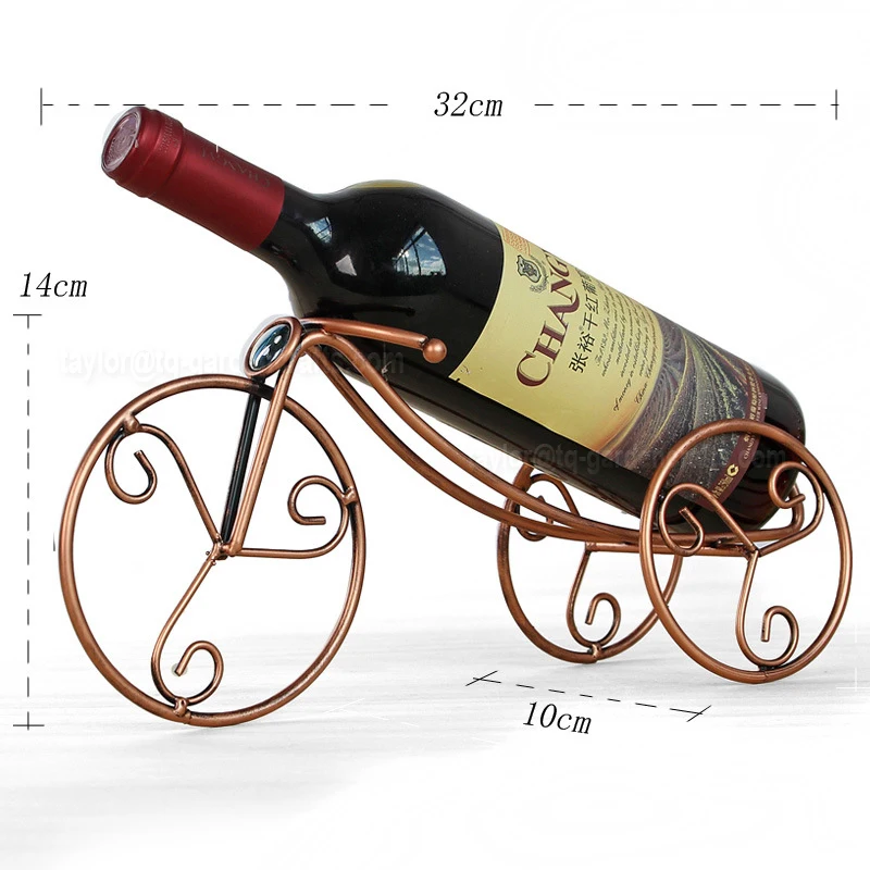 
Bicycle Wheel Bike Wine Rack home bottled restaurant tabletop display Ornaments 