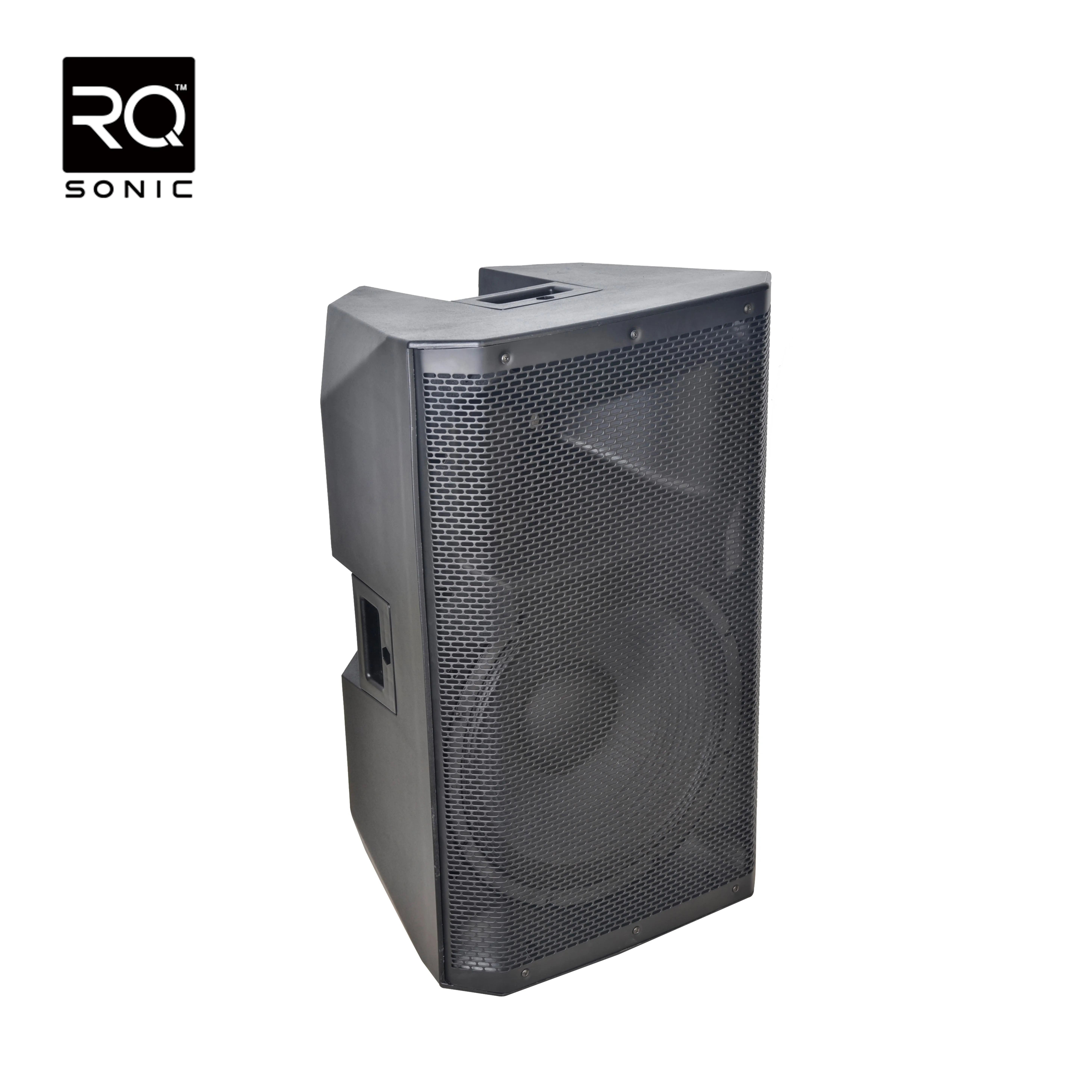 RQSONIC CAC15APX Professional Audio 15' 350W Powered Speaker Active Bi-amp Class H Plastic DJ Speaker Sound System