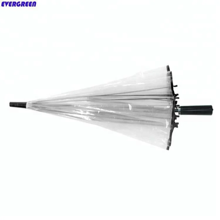 
Promotional transparent umbrella white clear umbrella 