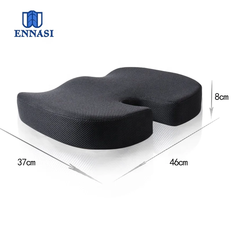Comfortable Ergonomic Office Car Seat Coccyx Orthopedic Memory Foam Zero Gravity Chair Seat Cushion for Relief