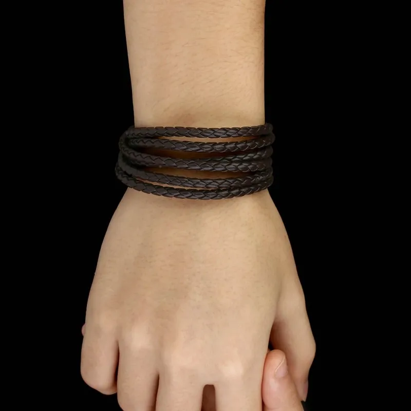 bulk handmade leather cord bracelet