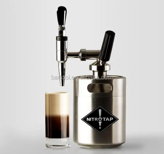 5L Nitro Cold Brew Coffee Keg with Nitrogen Gas