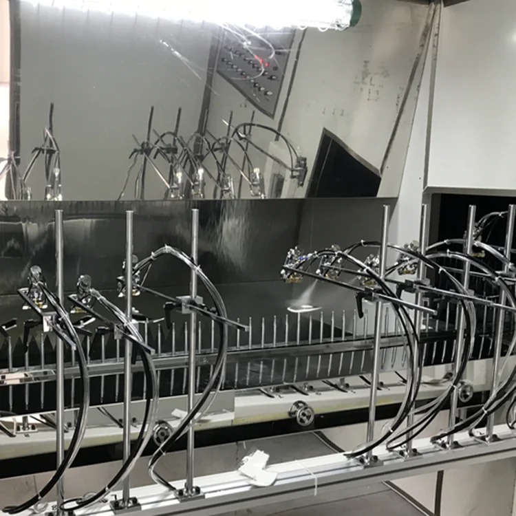 Dustfree UV Paint Automatic Coating Machine/Helmet Visors UV Spray Film Vacuum Metallizing