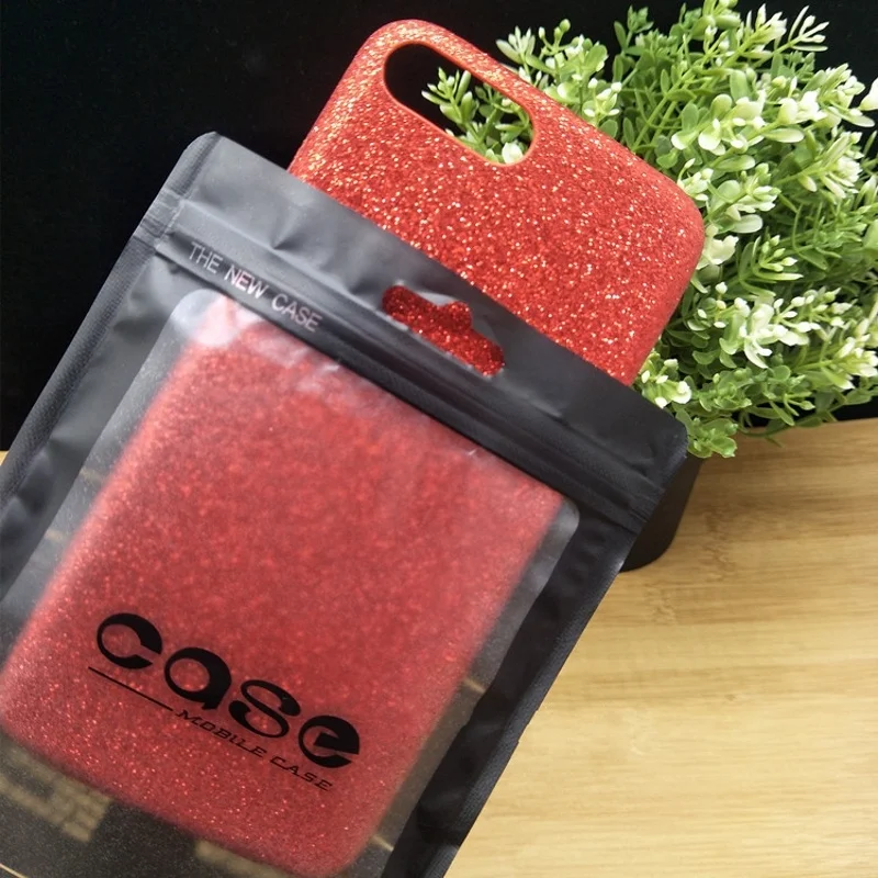 Cheap packaging bag mobile phone case bag Plastic cell phone zipper bag