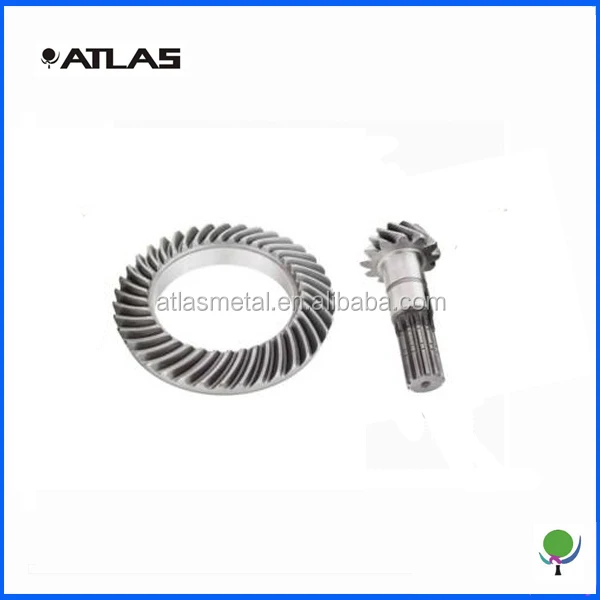 custom high performance metal machined forged worm hydraulic gears