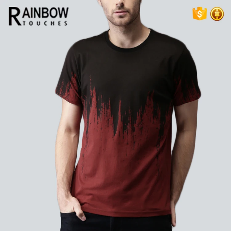 Wholesale Custom Round Neck Short Sleeves Sublimation Printed T Shirt