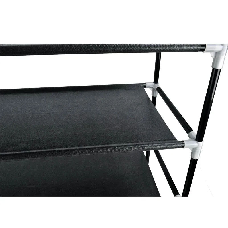 
China product 6 tiers cheap slide out corner plastic detachable portable sports shoe rack 