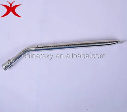 Stainless Steel straight double burner gas burner tube for barbecue stove