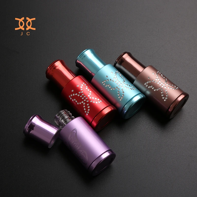 hot sale  factory price 3ml mini oil bottle diamond  butterfly  type essential oil perfume bottle lovely cute packing bottle