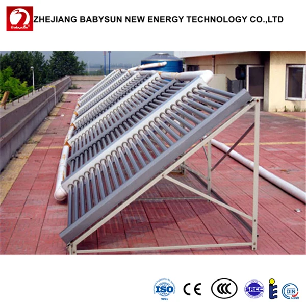 BABYSUN SOLAR 500L non-pressure evacuated tube solar collector for projects