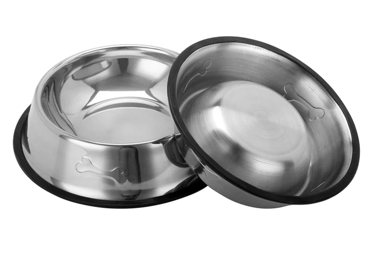 Dog Food Bowl Stainless Steel Non Skid Pet Bowl Dog Water Bowl Pet Feeder