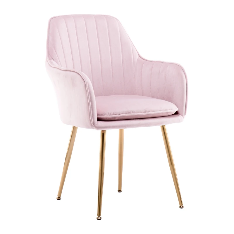 Nordic upholstered modern velvet design dining chair