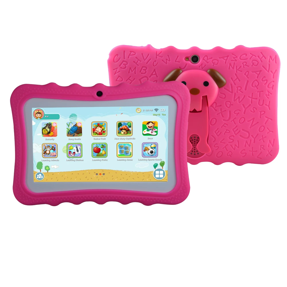 7 Inch A33 Quad Core Kids Tablets with HD Screen Dual Camera WiFi