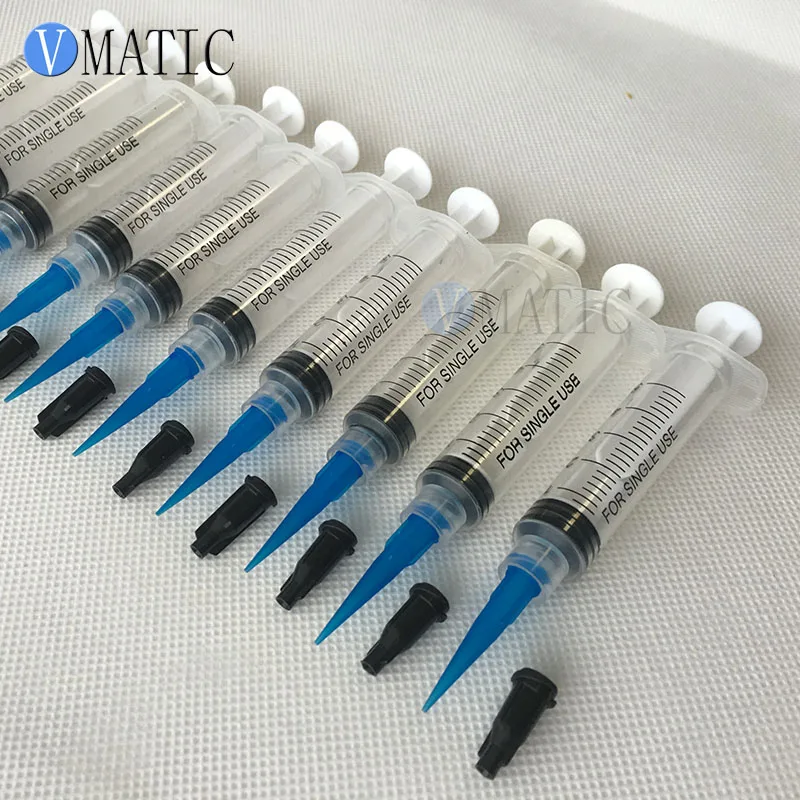 Бесплатная доставка, торговая гарантия, 5 мл, 5cc, шприцы для дозирования клея с наконечниками иглы и стопором для шприца