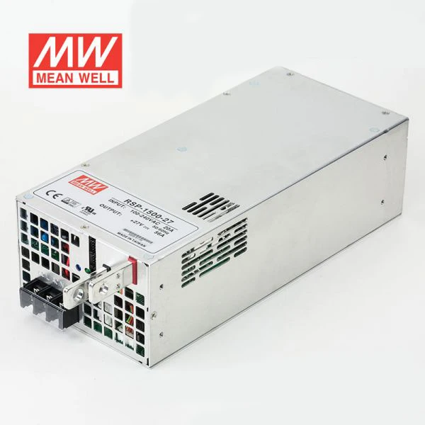 RSP-1500-27 FAN PFC Factory control automation RF 1500W 27V AC-DC SINGLE MEAN WELL parallel PV SWITCHING POWER SUPPLY