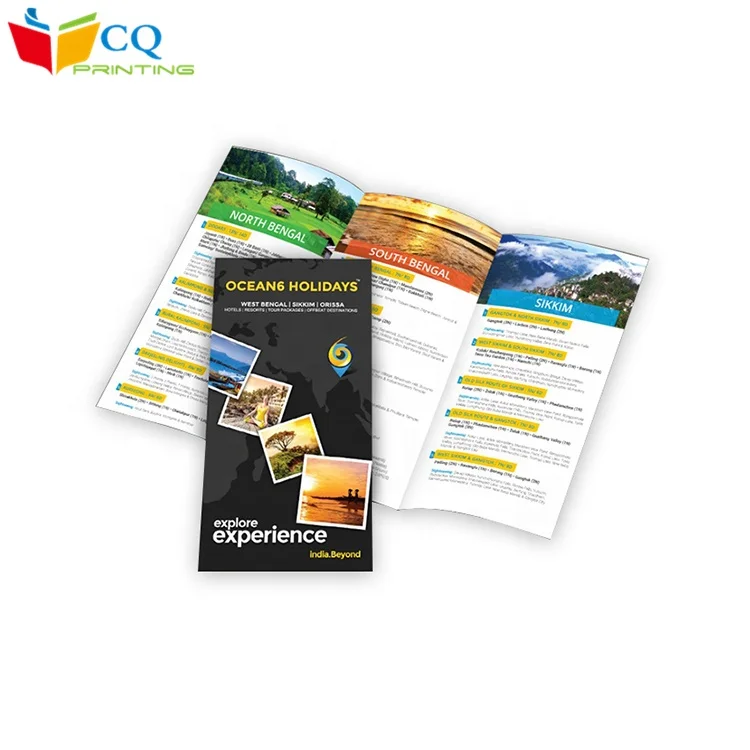 Professional china manufacturer  cheap a4 a5 a6  bulk flyer poster leaflet printing with full color logo