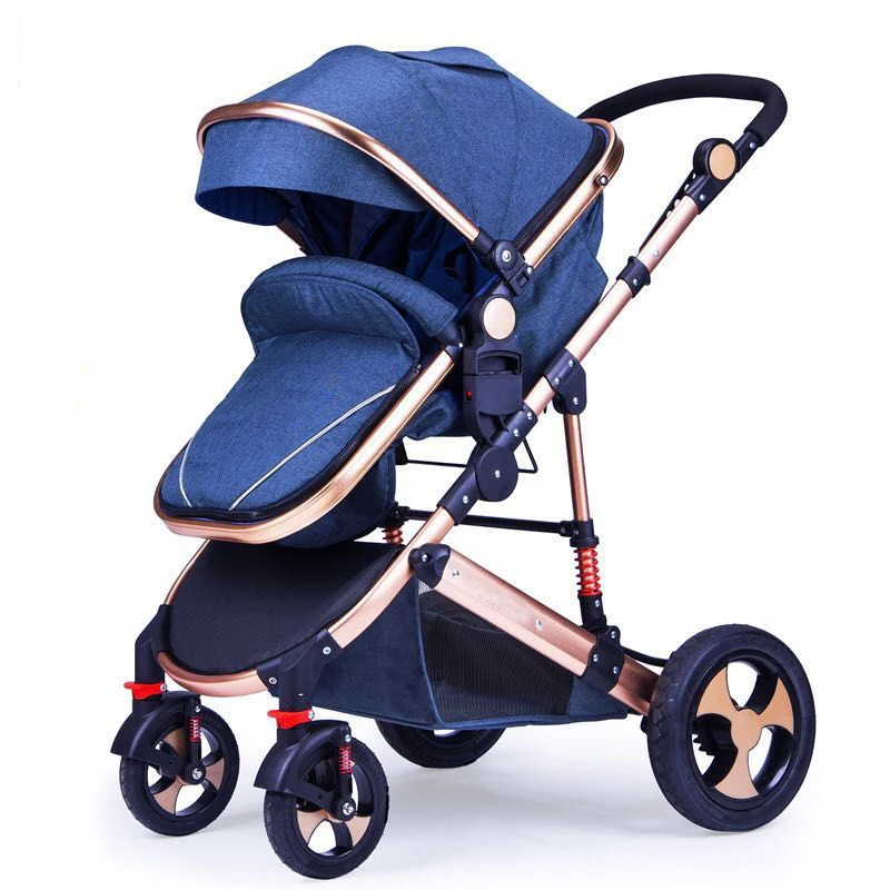2 in 1 High Landscape Baby Stroller Type European Standard bebe babi 2 years babies bb toddler pousette stroler carrito