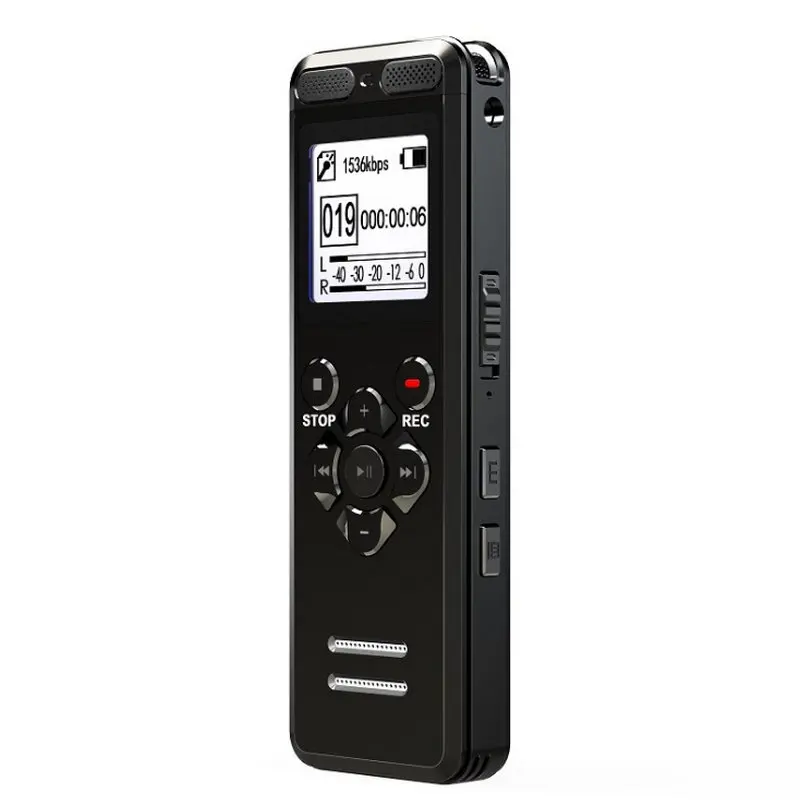 V36 High Sensitive Long Time Law Enforcement Timer Recording Music MP3 Player Digital Audio voice recorder